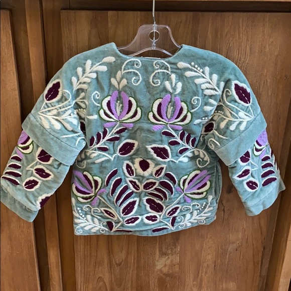 NWOT exquisite Tuchinda embroidered coat - Picture 5 of 6